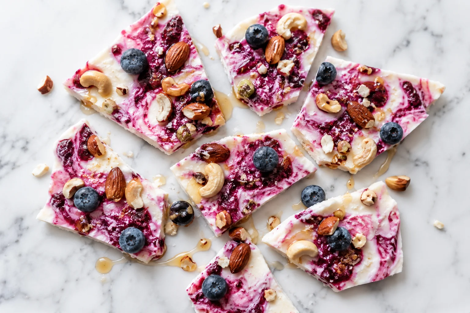 Frozen Yoghurt Nut Bark